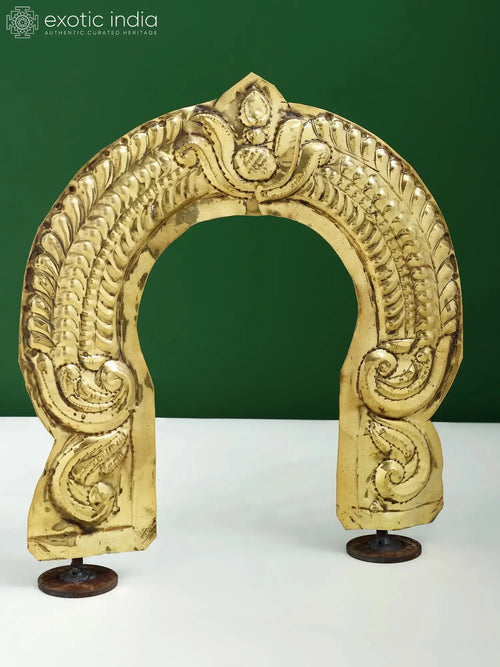 Handmade Brass Kirtimukha Prabhavali Wall Hanging