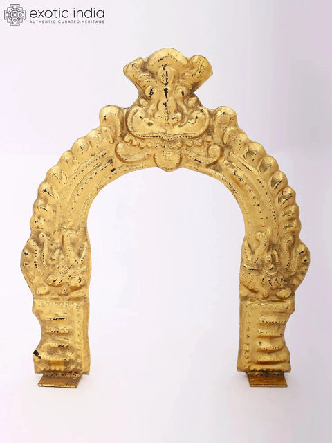 Brass Kirtimukha Prabhavali | Handmade