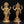7" Lord Vishnu and Goddess Lakshmi Standing on Lotus | Handmade