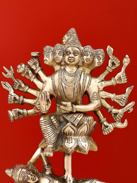 13" Brass Kamakhya Devi Idol | Handmade