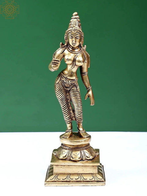 9" Devi Uma (Goddess Sivagami) | Handmade