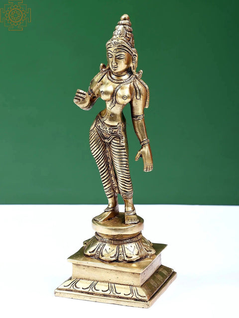 9" Devi Uma (Goddess Sivagami) | Handmade
