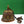 8" Brass Lord Ganesha Temple Hanging Bell with Elephant Design | Handmade