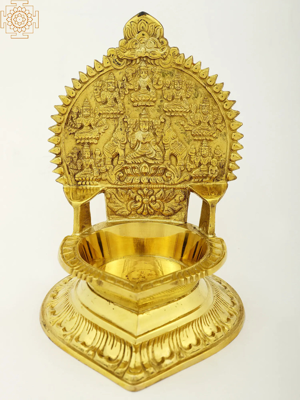 Ashtalakshmi Vilakku Diya in Brass