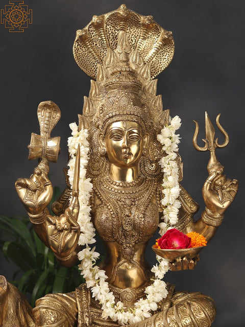 38" Goddess Mariamman South Indian Durga | Handmade