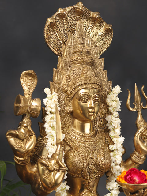 38" Goddess Mariamman South Indian Durga | Handmade