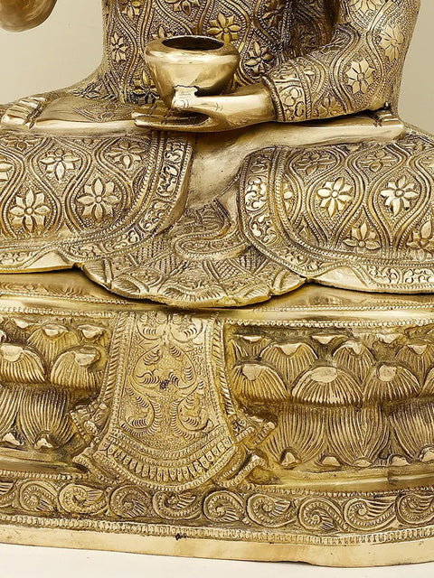 22" Gautam Buddha Preaching His Dharma | Handmade