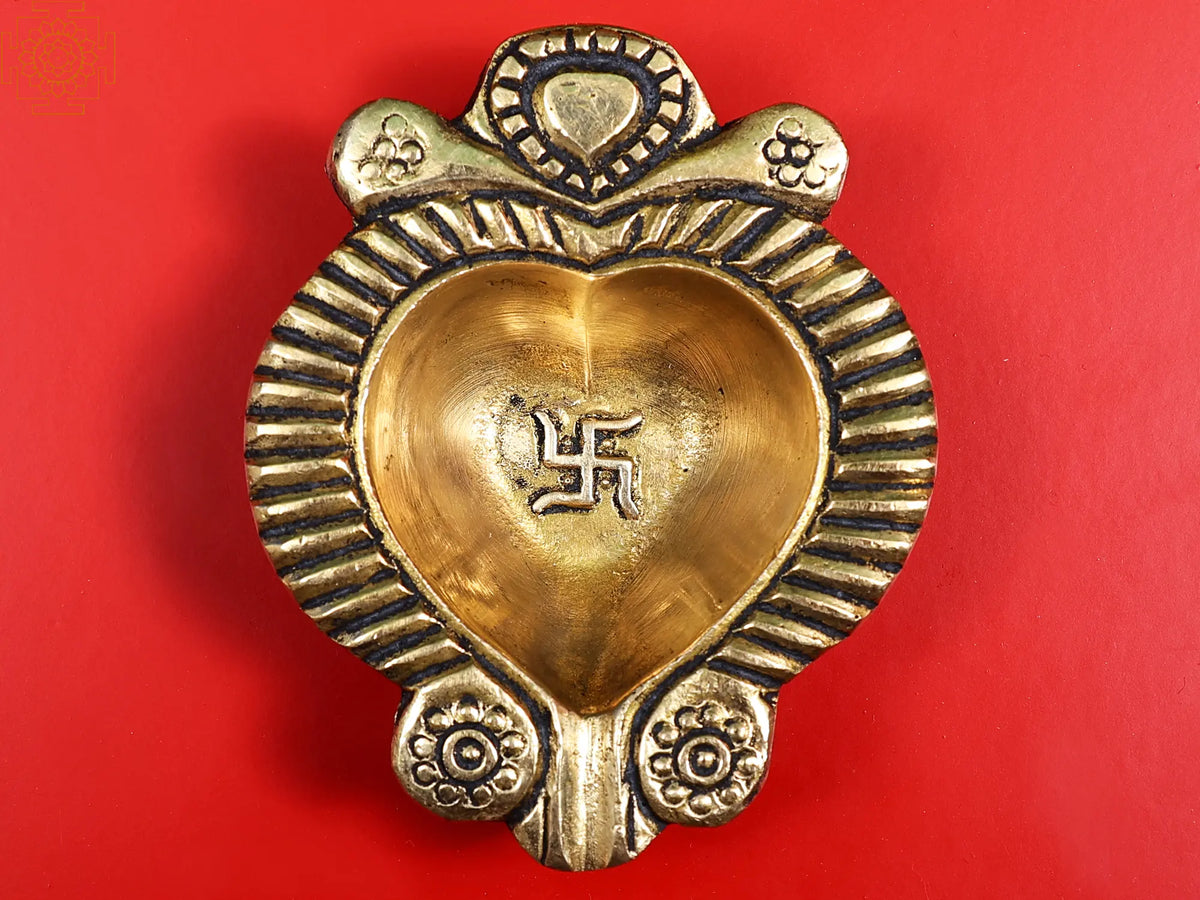 2" Small Brass Oil Diya
