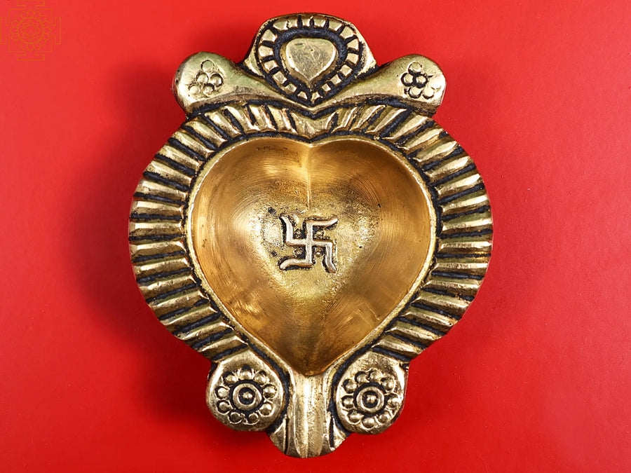 2" Small Brass Oil Diya for Pooja