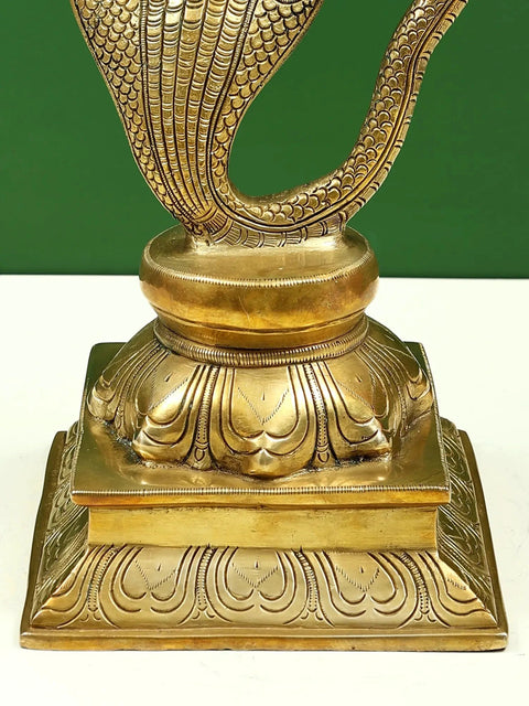 18" Brass Kaliya Krishna