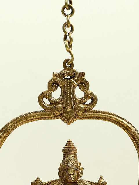 15" Tirupati Balaji Hanging Lamp (Diya)