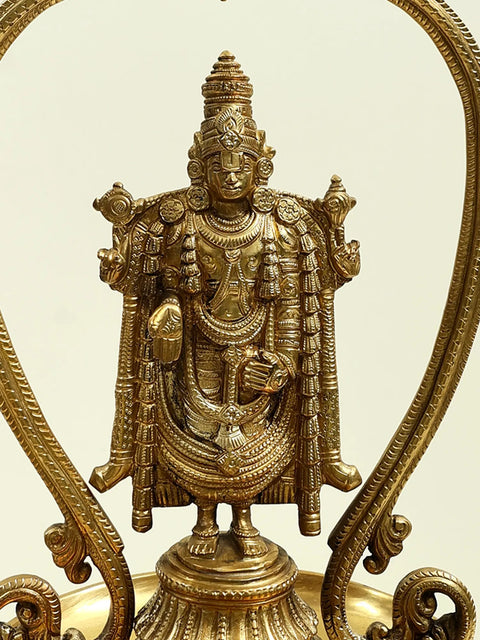 15" Tirupati Balaji Hanging Lamp (Diya)