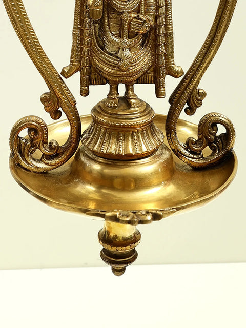 15" Tirupati Balaji Hanging Lamp (Diya)