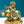 7" Brass Fluting Krishna with Cow