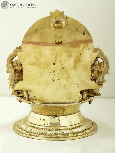 7" Brass Pratyangira Devi (Atharvana Bhadrakali) Puja Lamp