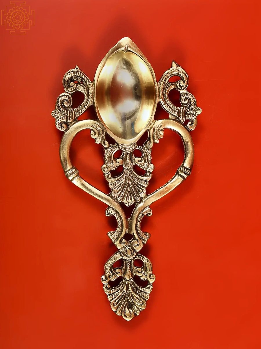 Brass Spoon Table Diya Handmade Home Decor