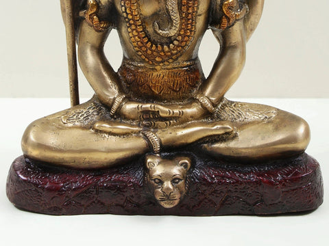 8" Mahayogi Shiva in Dhyana Mudra