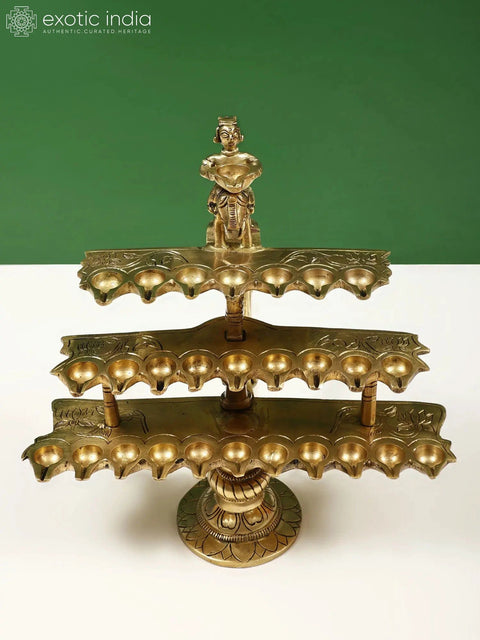 10" Aarti Diya with Handle