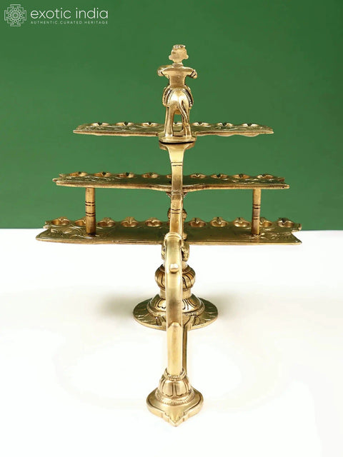 10" Aarti Diya with Handle