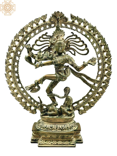 20" Brass Nataraja Statue - The King of Dancers