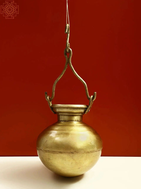 Shiva Linga Abhishek kalash (Jal Dhara Brass Kalash)
