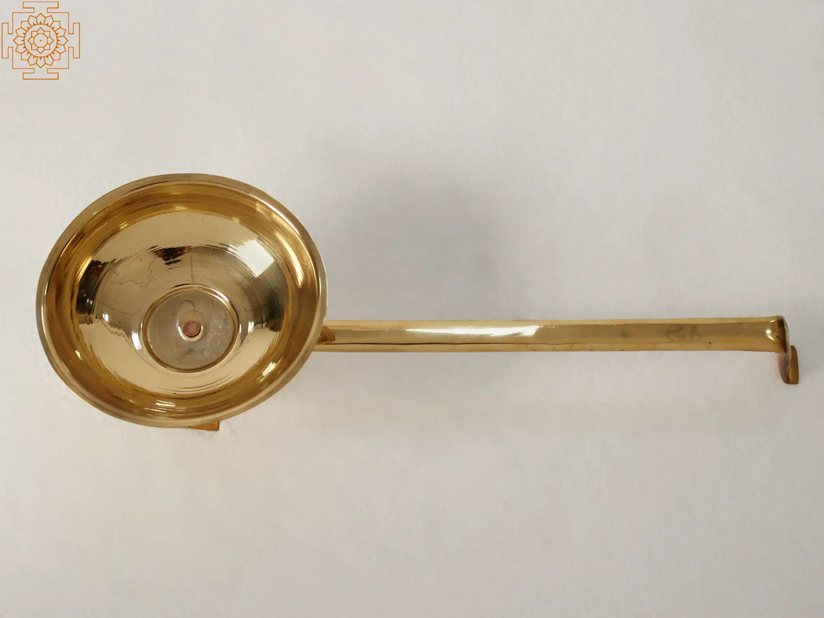 9" Aarti Diya with Handheld