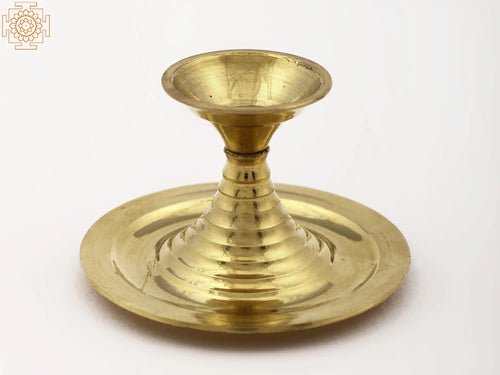 2" Brass Dhoop Stand for Pooja