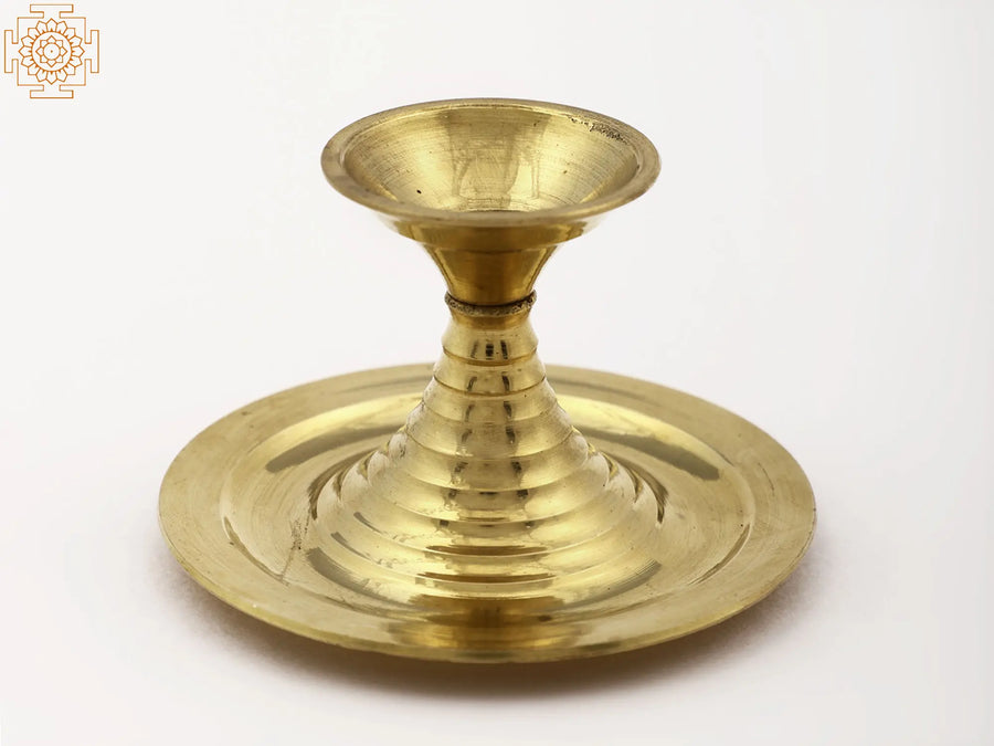 2" Brass Dhoop Stand for Pooja