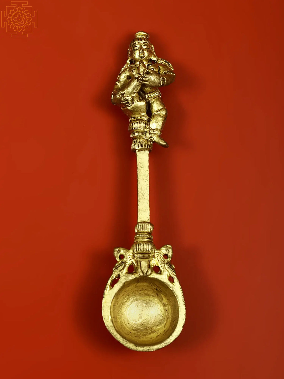5" Dancing Krishna Ritual Spoon