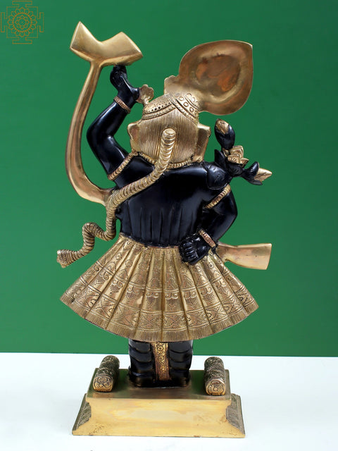 18" Brass Shri Krishna as Shrinath Ji