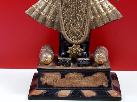 31" Brass Shri Krishna as Shrinath Ji