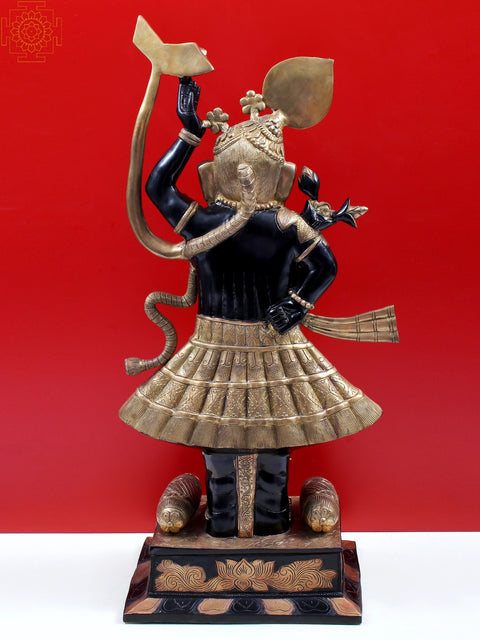 31" Brass Shri Krishna as Shrinath Ji