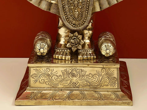 31" Brass Shri Krishna as Shrinath Ji
