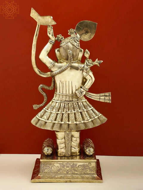 31" Brass Shri Krishna as Shrinath Ji