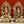 12" Brass Lord Ganesha and Goddess Lakshmi with Kirtimukha Prabhavali