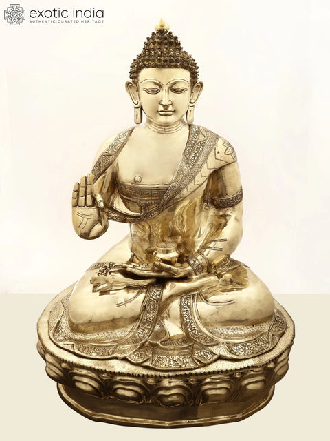 65" Large Gautam Buddha with Tree of Life