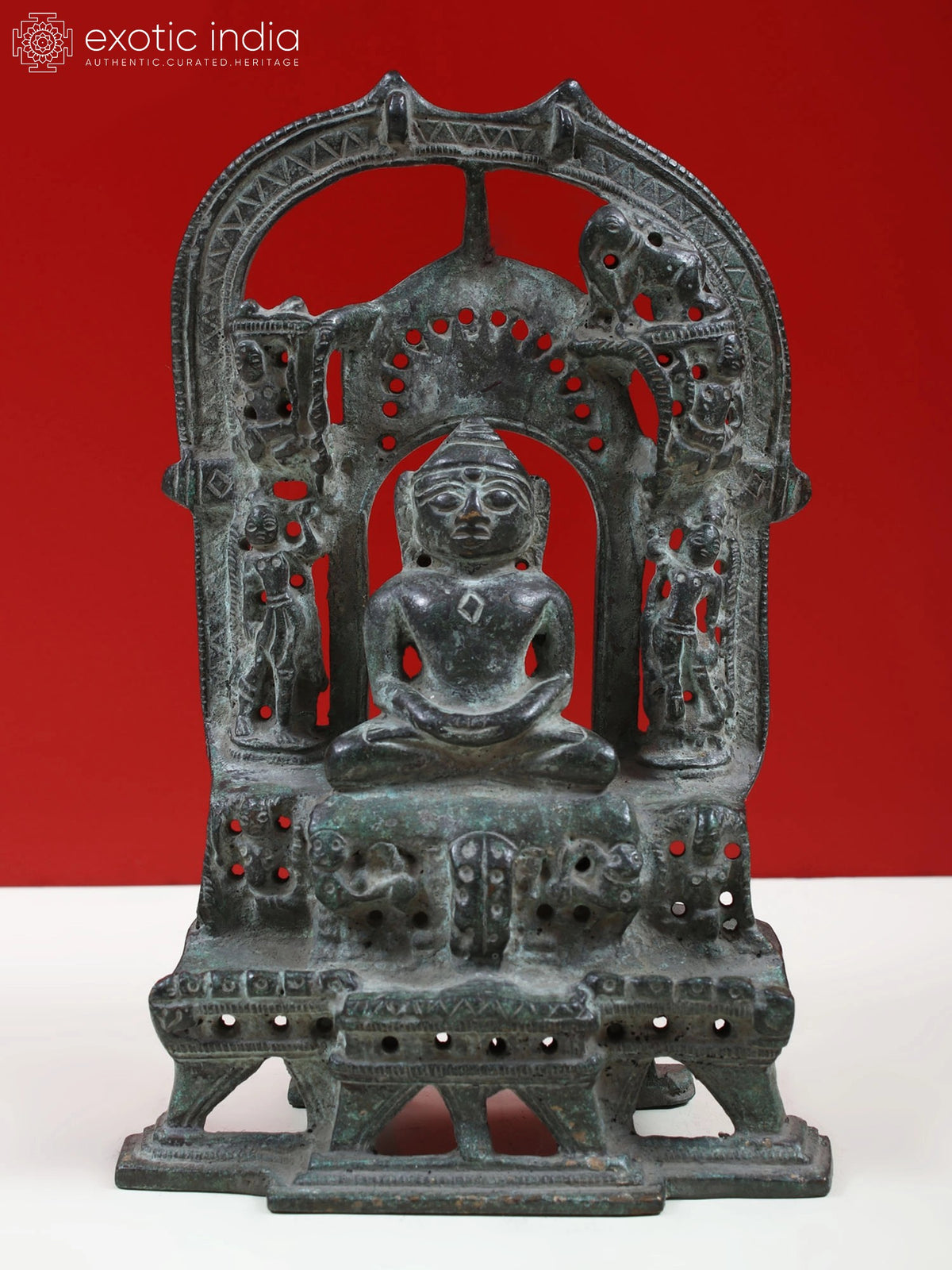 Brass Jain Shrine
