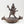 10" Brass Lord Hanuman Lifting Mountain (Tribal Dhokra Art)