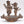 10" Brass Lord Vishnu with Goddess Lakshmi (Tribal Dhokra Art)