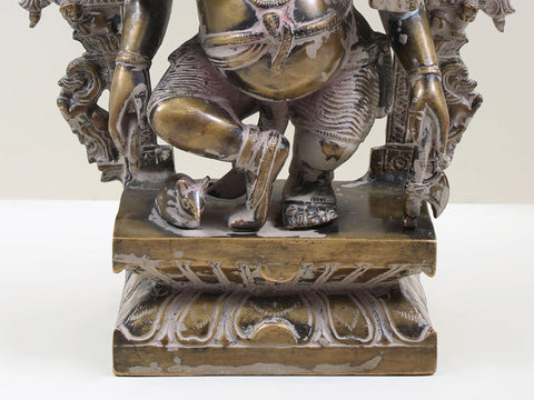 14" Dancing Ganesha with Kritimukha