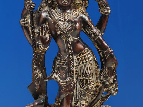 13" Ardhanarishvara (Shiva Shakti) In Brass