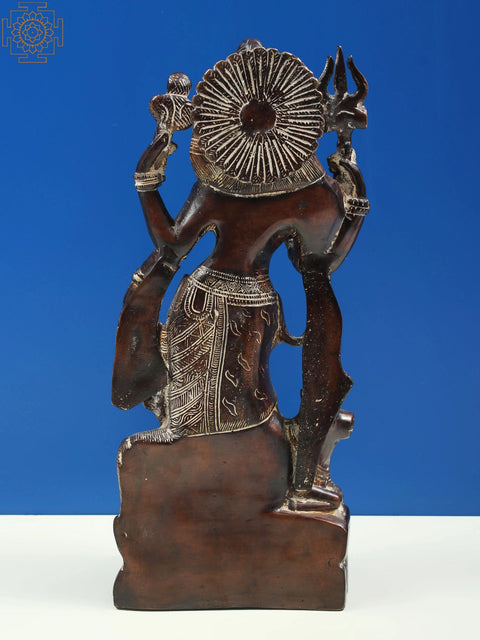 13" Ardhanarishvara (Shiva Shakti) In Brass