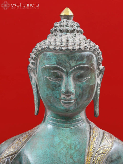 20" Brass Vitarka Mudra Buddha