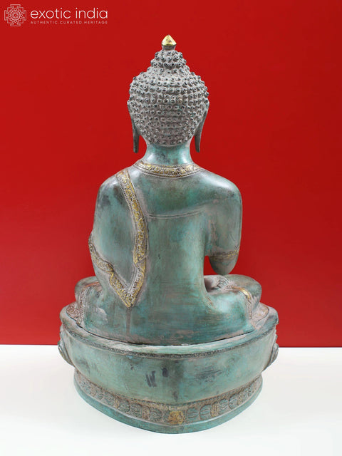 20" Brass Vitarka Mudra Buddha