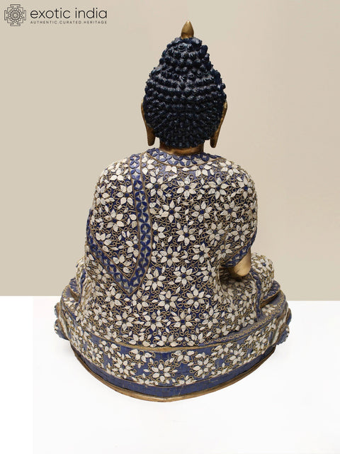 22" Brass Gautam Buddha Preaching His Dharma