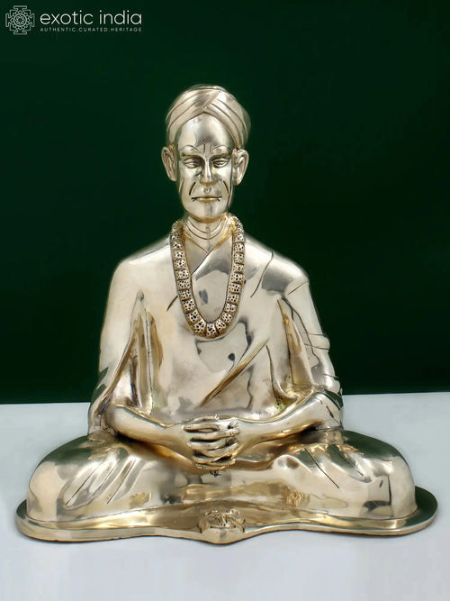 Shri Kheta Ram Ji Maharaj Brass Statue Handmade