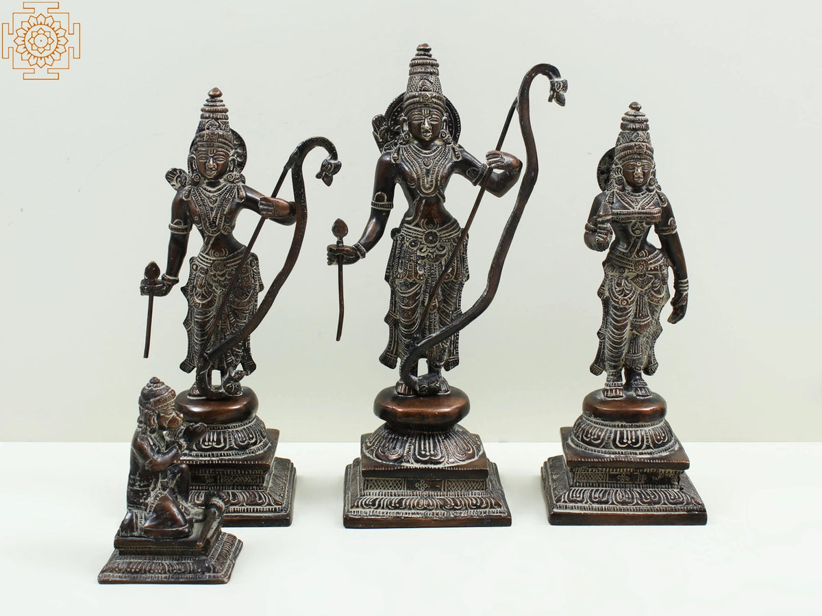 10" Ram Darbar In Brass
