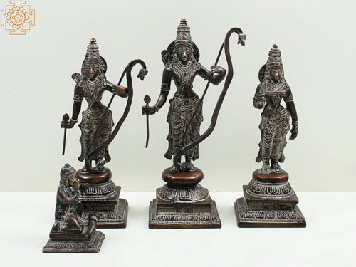 10" Ram Darbar Brass Statue for Home Pooja