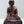 11" Brass Medicine Buddha with Wooden Pedestal