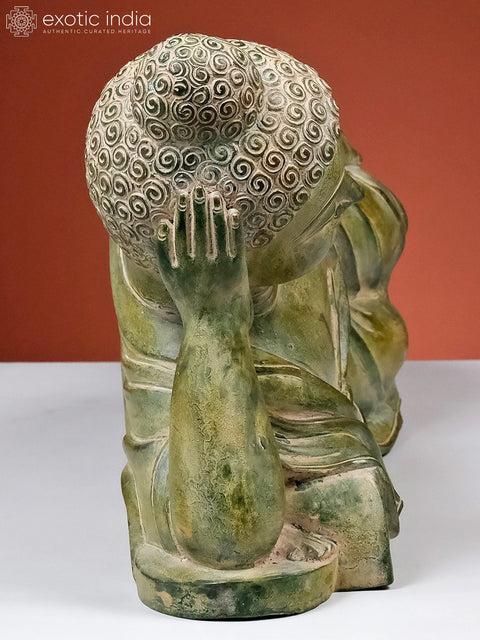 30" Large Parinirvana Buddha in Brass